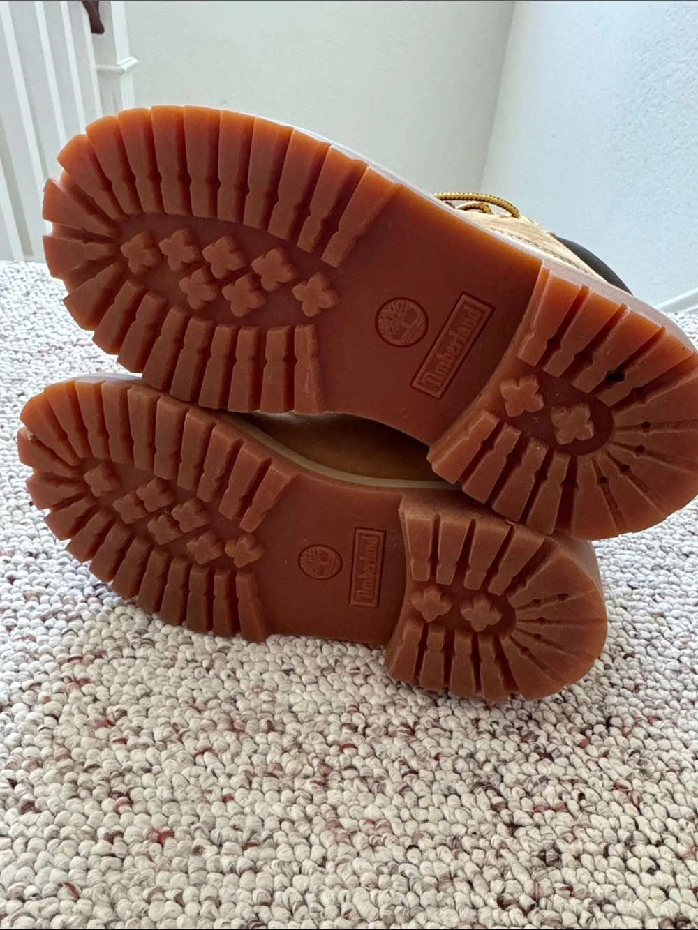 Timberland Premium 6-Inch Boots Wheat Color Little Boy Size- 13